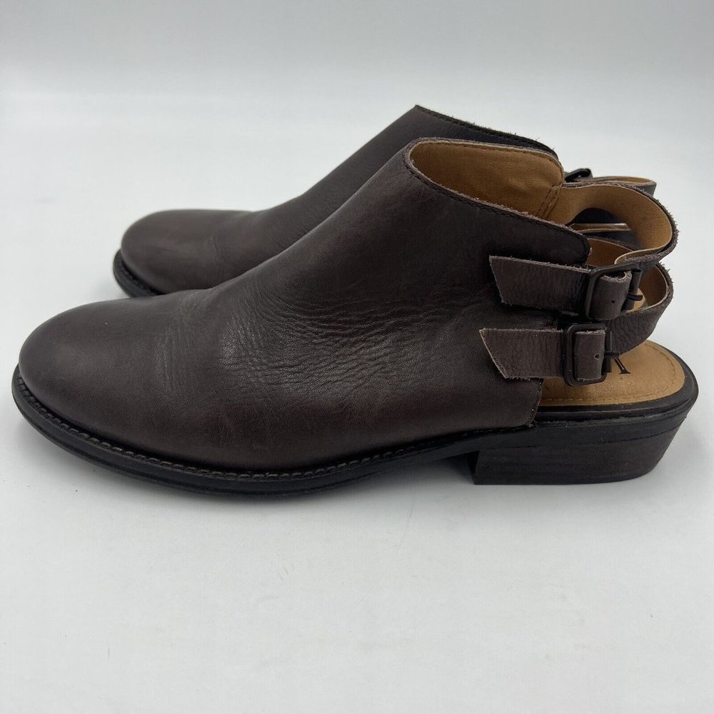 Women’s Latigo Leather Booties Espresso Brown Boots Size 9